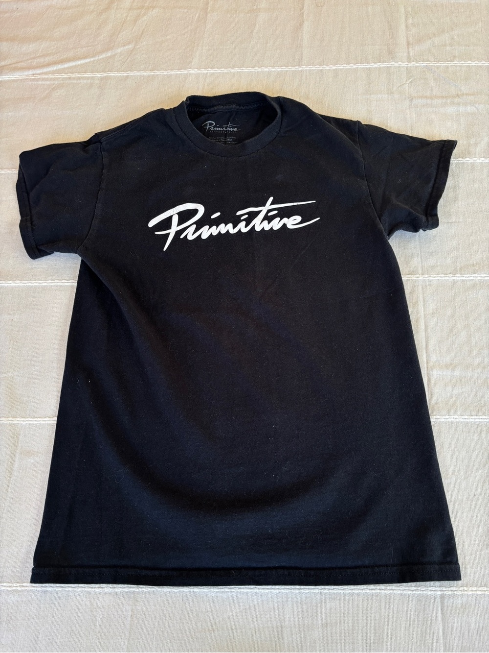 Primitive Skateboarding Black Logo Graphic Tee Shirt Small Streetwear Skater